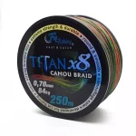 Titan x8 camou braid 0.40 250m 30-7980